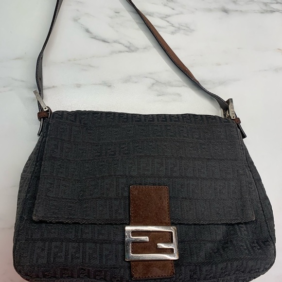 SOLD🐻 Fendi Mamma Zucchino Shoulder bag 🐻 - Picture 2 of 10